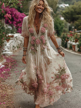 Γυναικεία άνεση ανθρωπίνης άνεση Midi φόρεμα