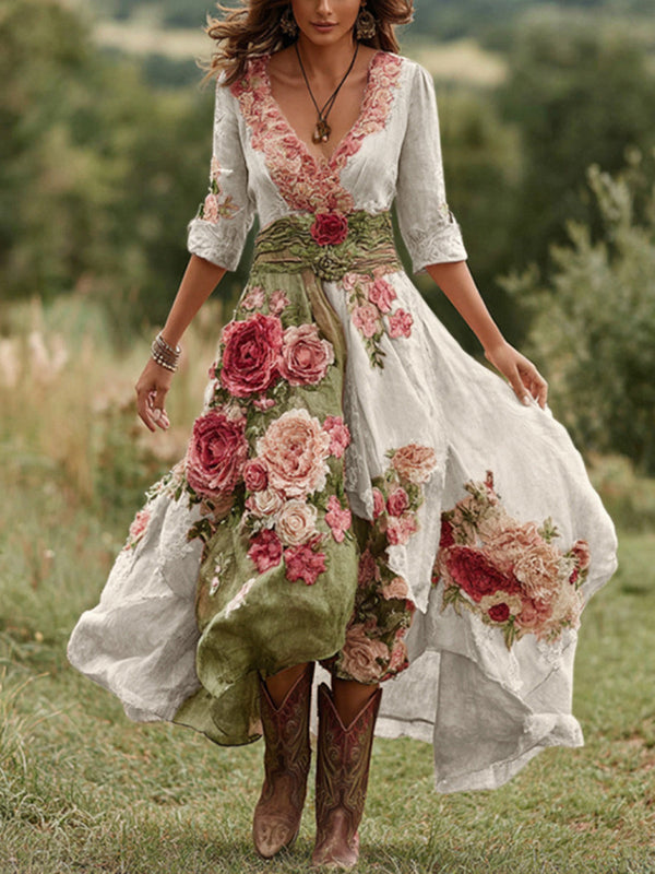 Γυναικεία άνεση ανθρωπίνης άνεση Midi φόρεμα