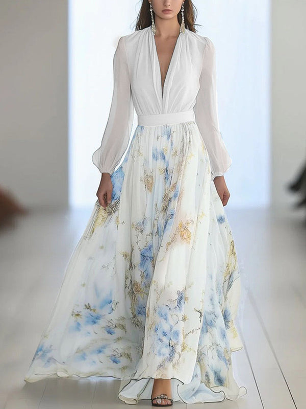 Γυναικείο Vintage Bohemian φόρεμα ανθοπωλείο