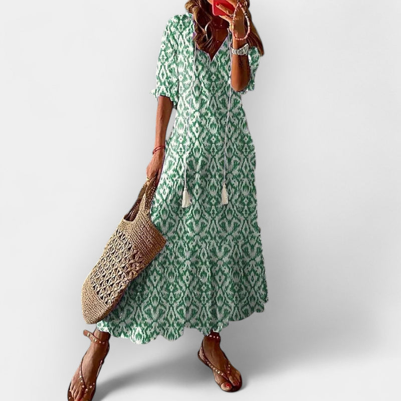 Μάξι Boho Φόρεμα